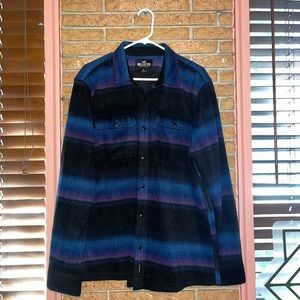 Hollister Men’s XL Fleece Button Down Shirt